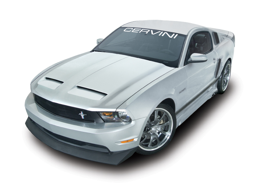 Cervinis Fiberglass Concept Ram Air Hood 2010-12 Ford Mustang Cervinis Fiberglass Concept Ram Air Hood 2010-12 Ford Mustang